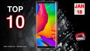 Read more about the article Top 10 Best Smartphones 2018 JAN